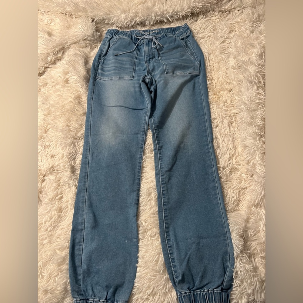 Soft Knit Jean Joggers (skinny/tight fit)